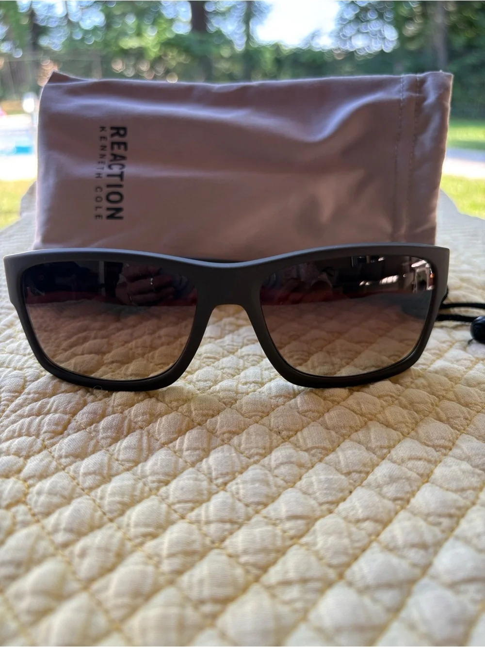 Kenneth Cole Reaction Black Matte Sunglasses